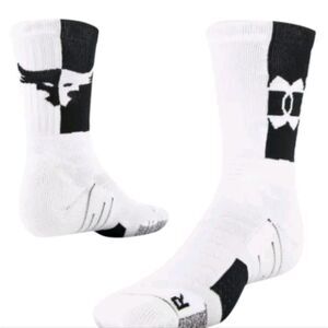 Under Armour Project Rock Pkaymaker Training Mid-Crew Sock